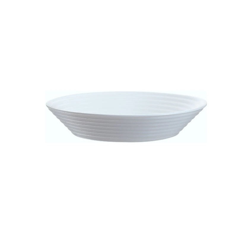 Luminarc Stairo Soup Plate 23cm White Tempered Glass 37135