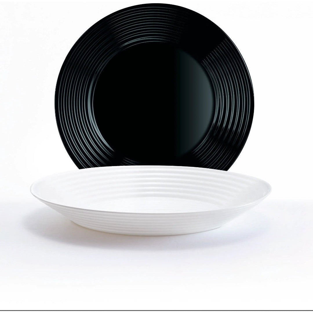 Luminarc Stairo Soup Plate 23cm White Tempered Glass 37135