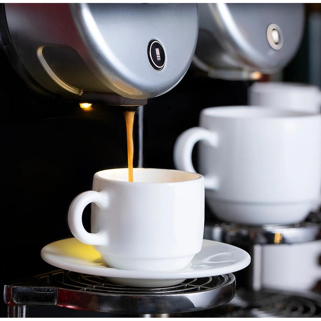 Nadir Opal Stackable Espresso Cup and Saucer 90ml 12pc Set 26059