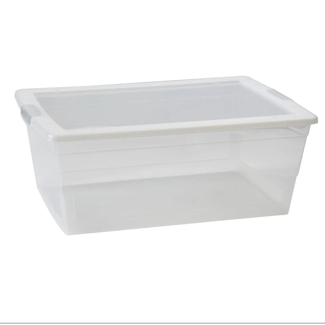 Regent 21L Plastic Key Rectangular Storage Utility Container Box