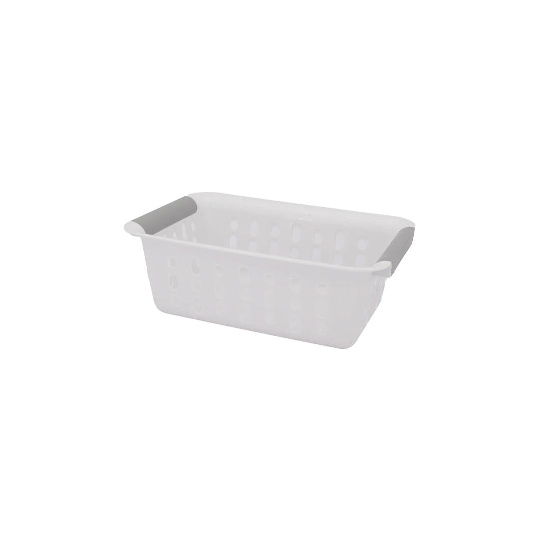 Regent Plastic Harmony Line Small Basket Clear and Grey 84020