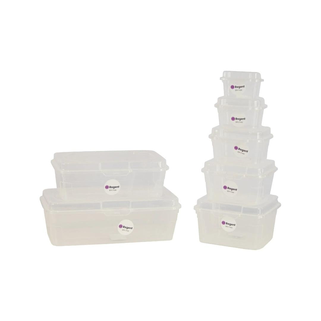Regent 700ml Kempy Storage Utility Container Box Clear