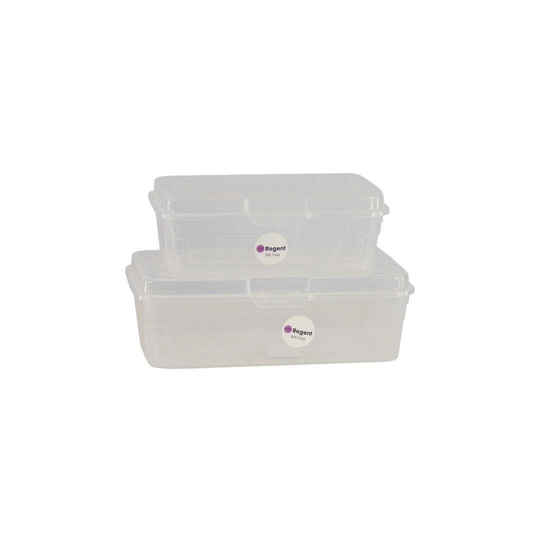Regent 4.6L Plastic Kempy Storage Utility Container Box Clear
