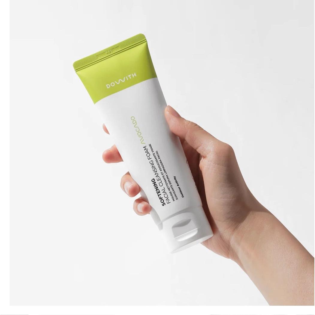 Dowith Face Cleaner Foam Soft Avocado
