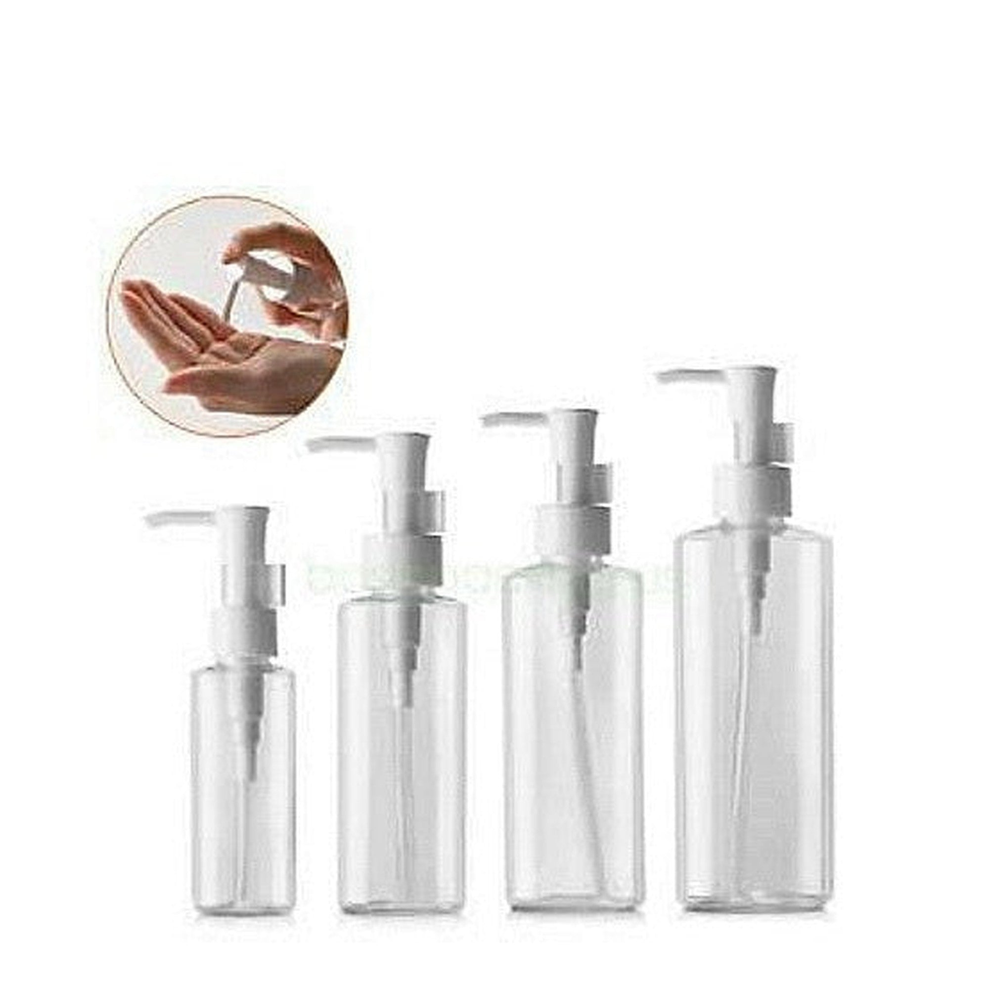 PET Plastic Cosmetic Lotion Pump Bottle