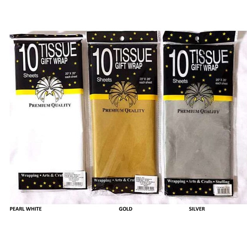 Gift Wrap Tissue Paper 50.8x66cm 10sheets