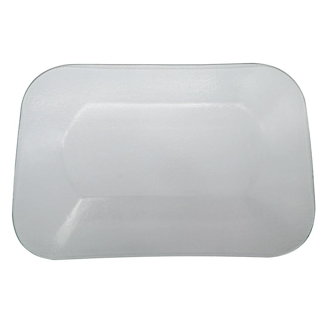 Regent Rectangular Platter Bubble Glass Large