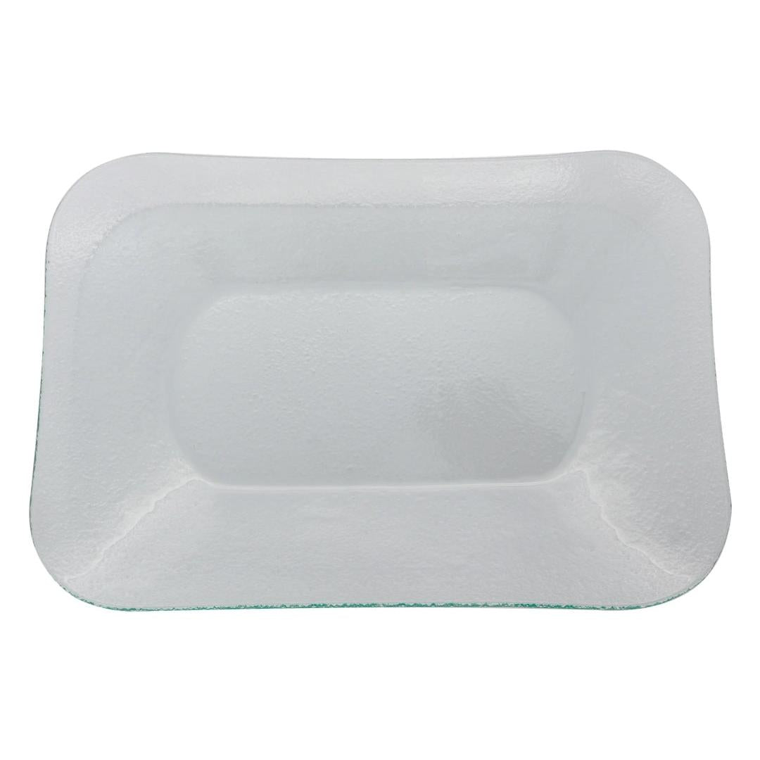 Regent Rectangular Platter Bubble Glass Medium