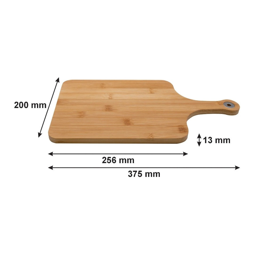 Regent Bamboo Rectangular Paddle Cutting Board 375x200x12mm 30193