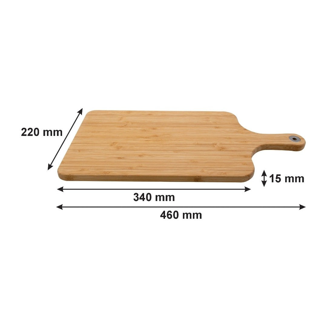 Regent Bamboo Rectangular Paddle Cutting Board 460x220x15mm 30197