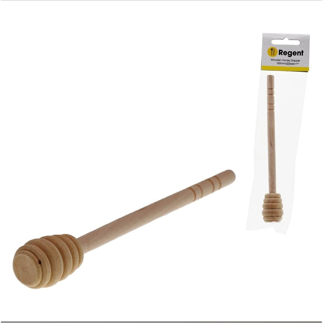 Regent Wooden Honey Dipper Stick 16cm 30945