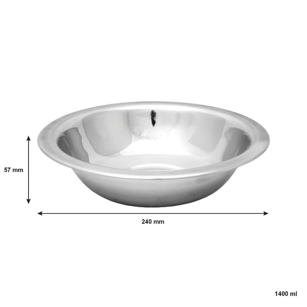 Regent Regular Mixing Bowl Stainless Steel 1.4L