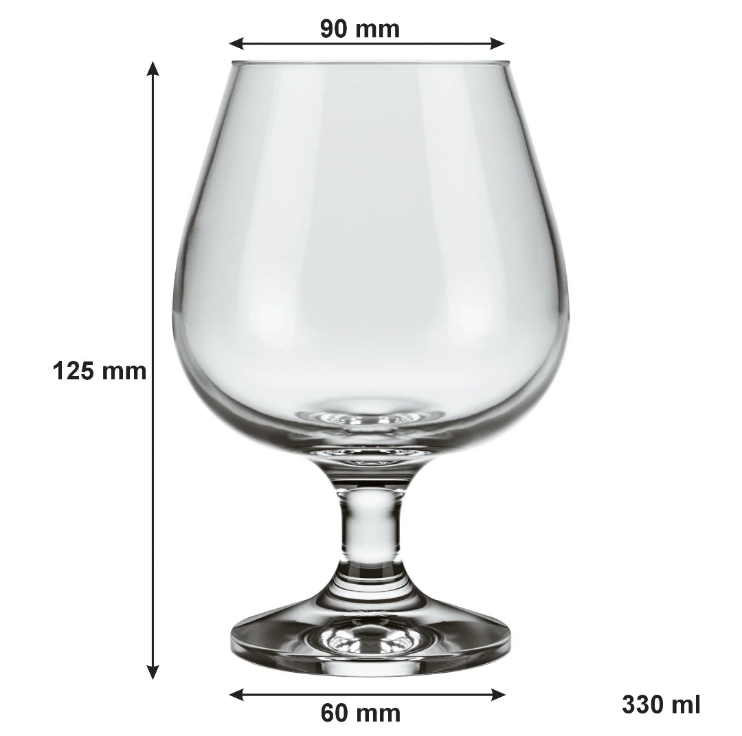 Nadir Windsor Cognac Glass Tumbler 330ml