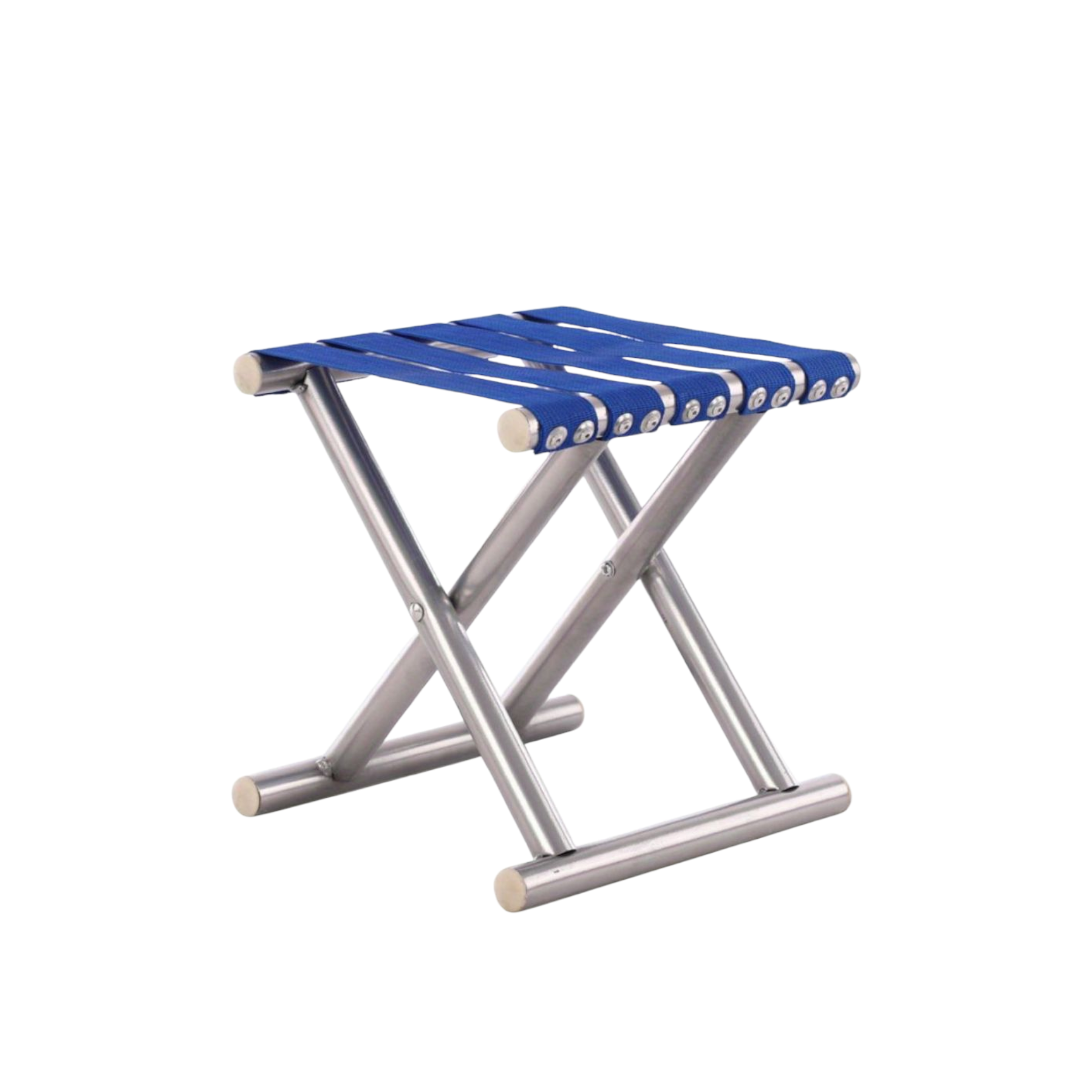 Portable Camping Steel Folding Stool 24x28x24cm