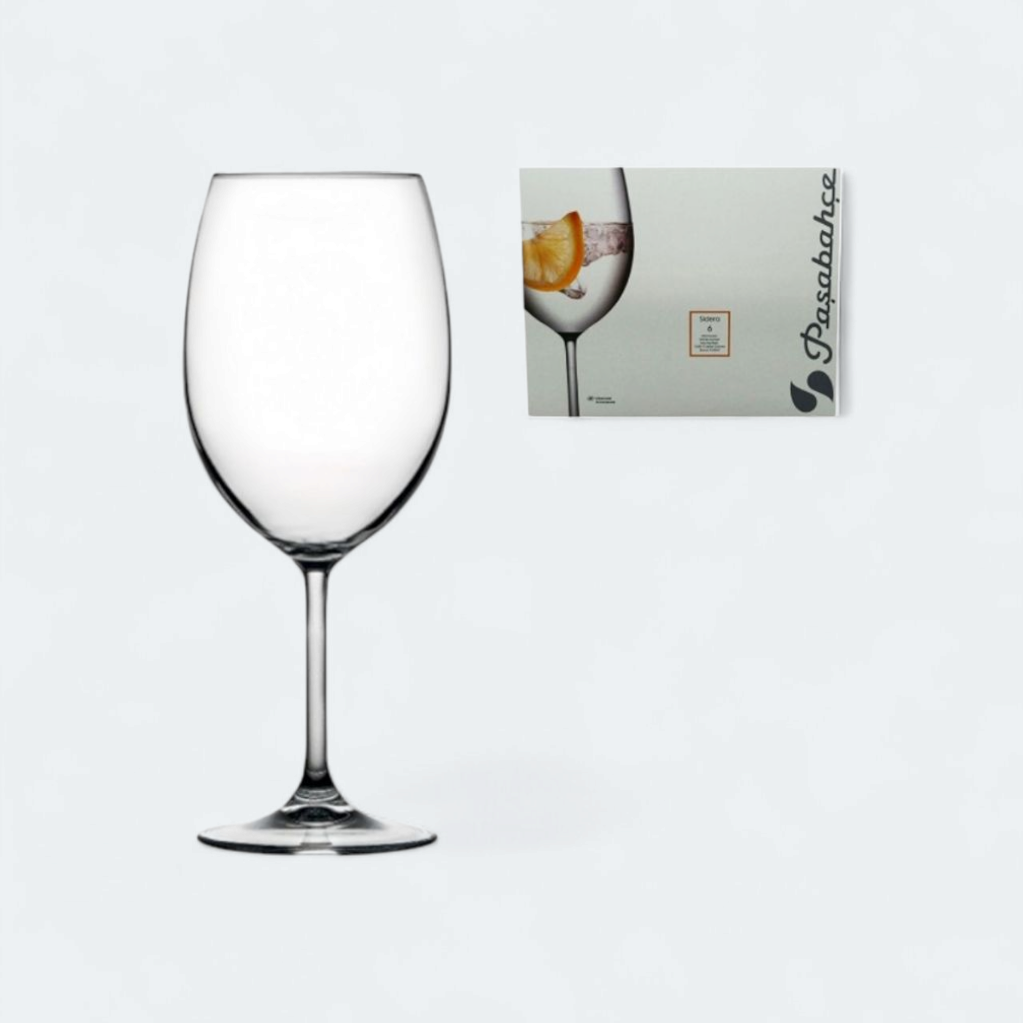 Pasabahce Sidera Glass Tumbler 440ml Stemmed Red Wine 6pack