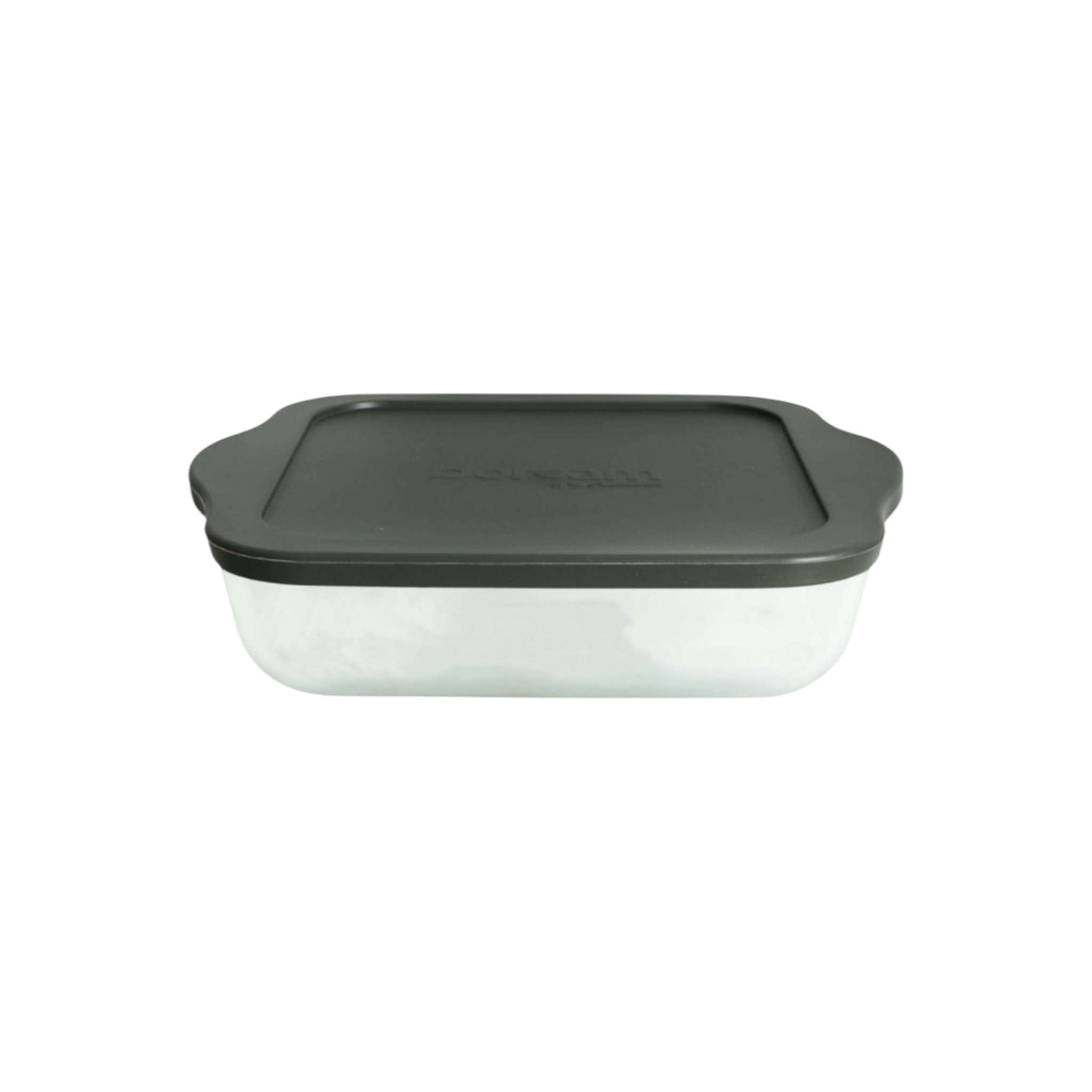 Borcam Dish Tray Rectangular 3200ml with Silicone Lid