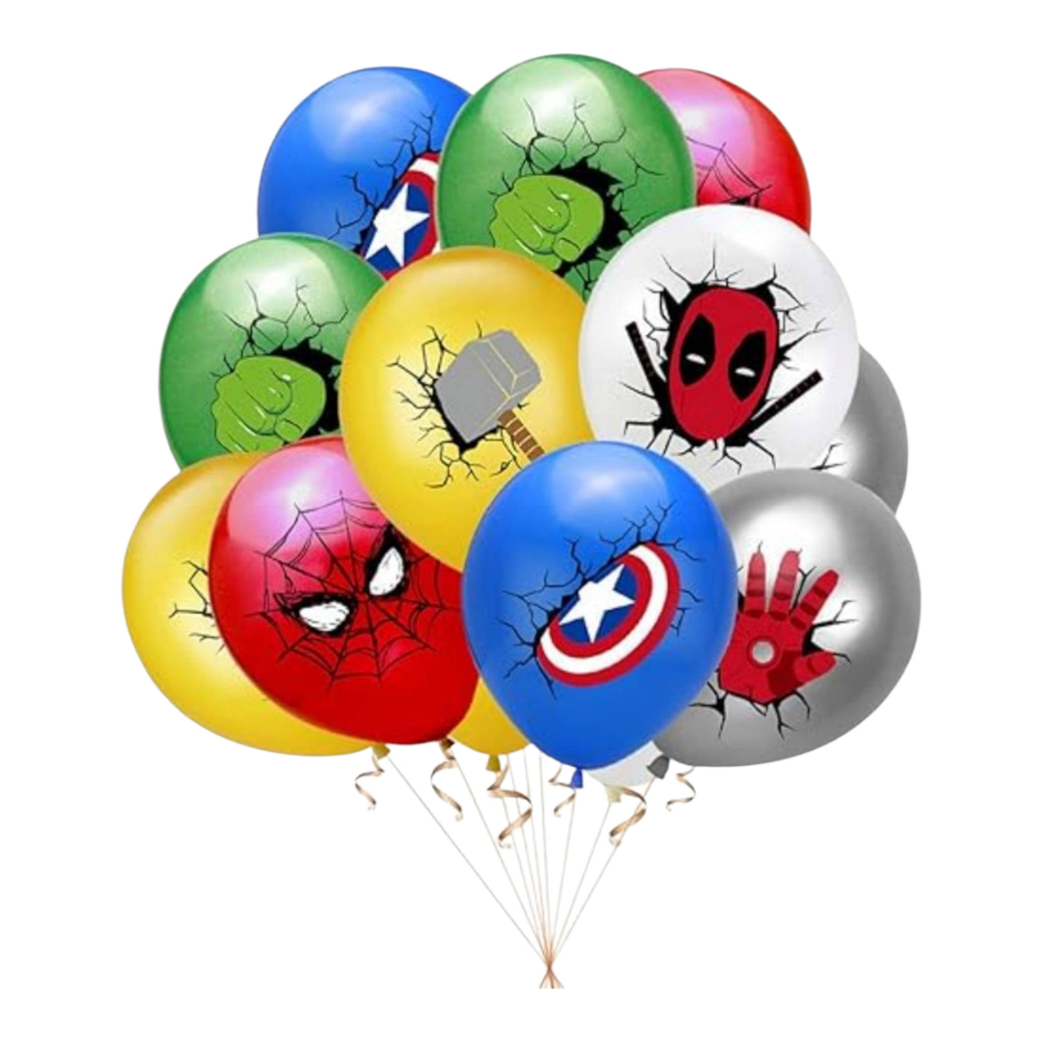 Disney Avengers Balloon 10pc Set