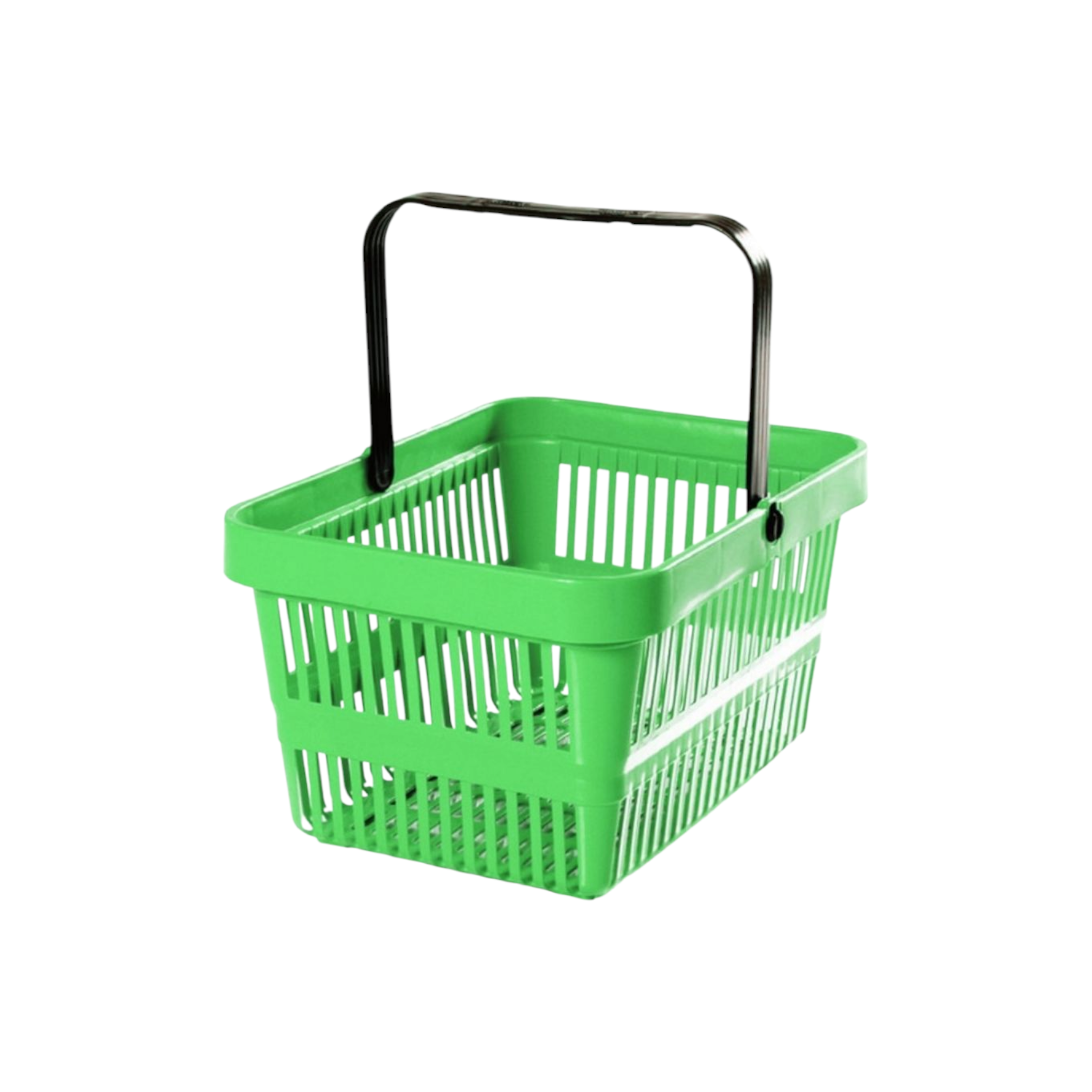 Shopping Basket Plastic Jumbo with Handle
