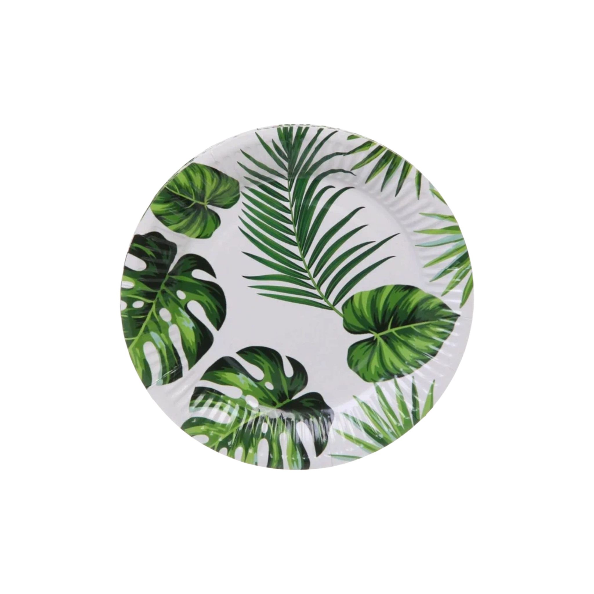 Disposable Party - Leaf Patterned