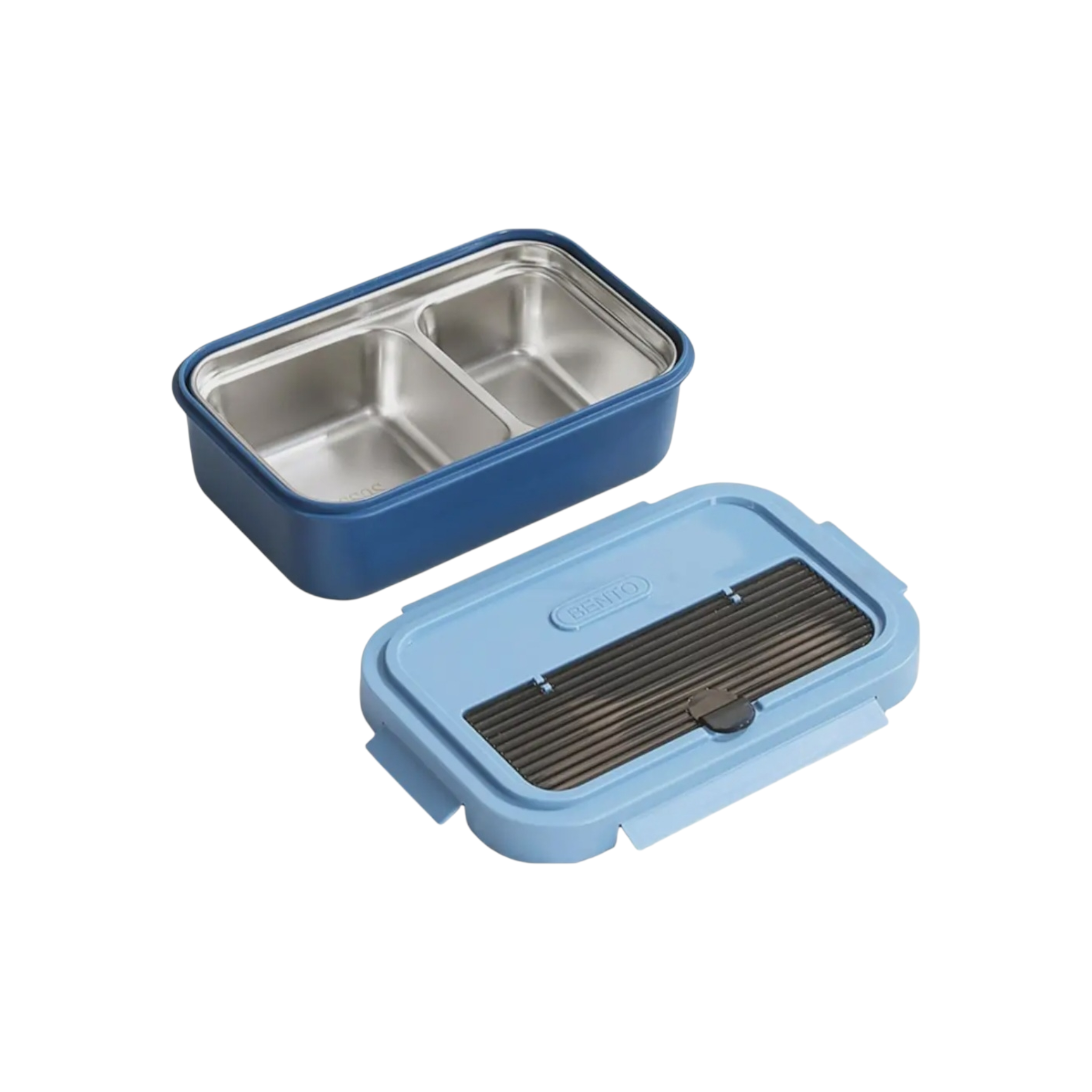 Wonferful Life Bento Thermal Lunch Box with Reusable Utensils Plastic 1.2L
