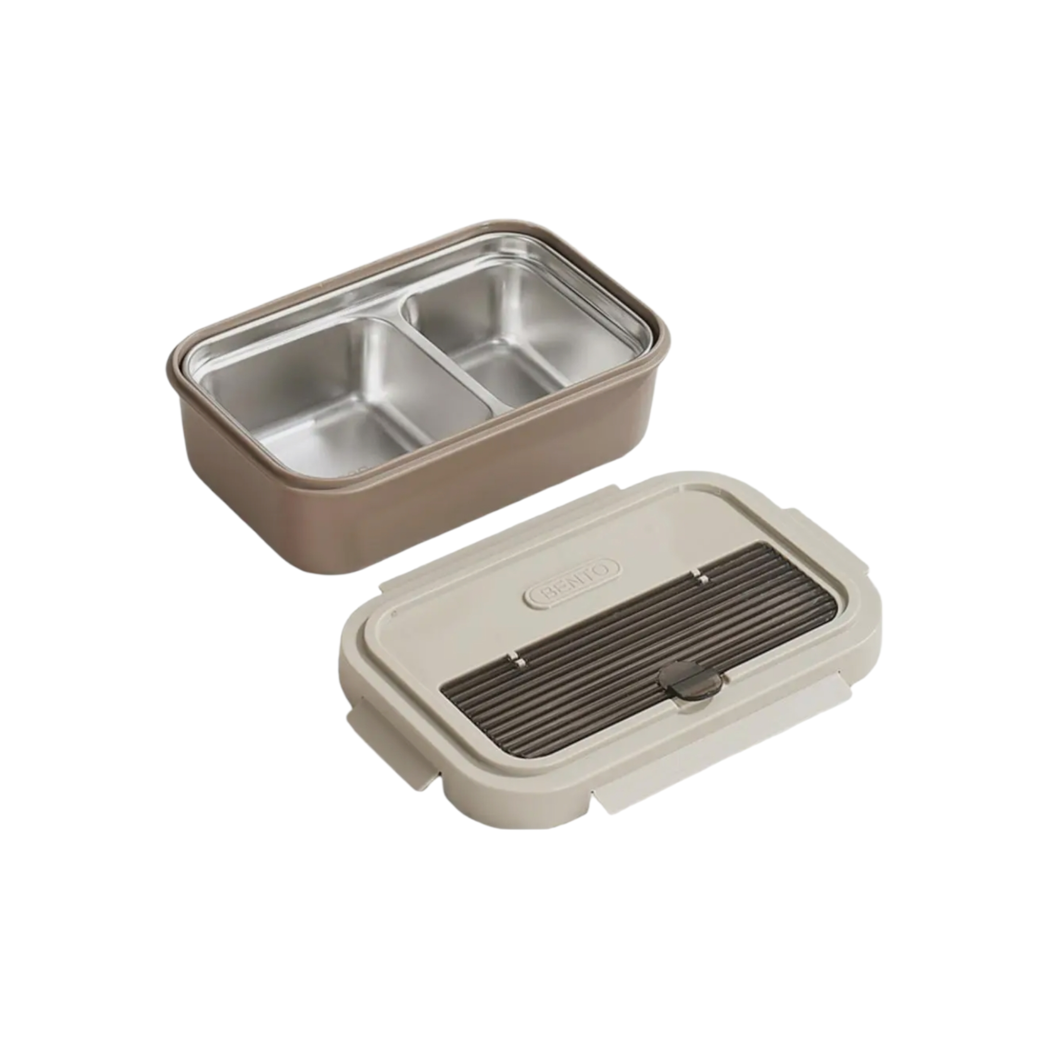 Wonferful Life Bento Thermal Lunch Box with Reusable Utensils Plastic 1.2L
