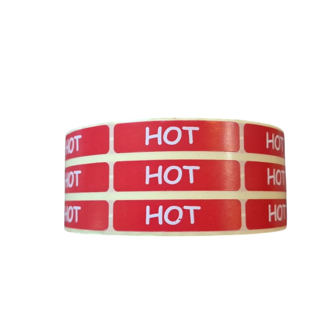 Hot Food Print Labels 11mmx48mm Stickers 3000pcs ML-Range
