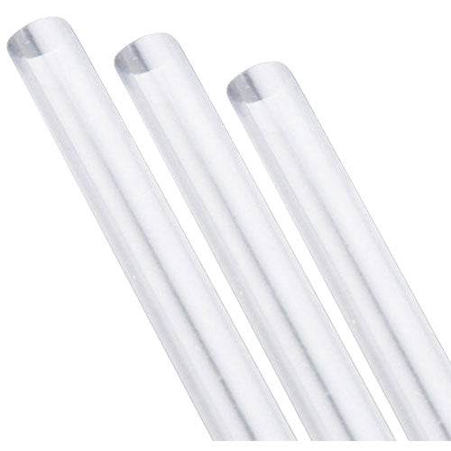 Disposable Plastic Straws Triple Thick 8mm Wrapped 1000pack