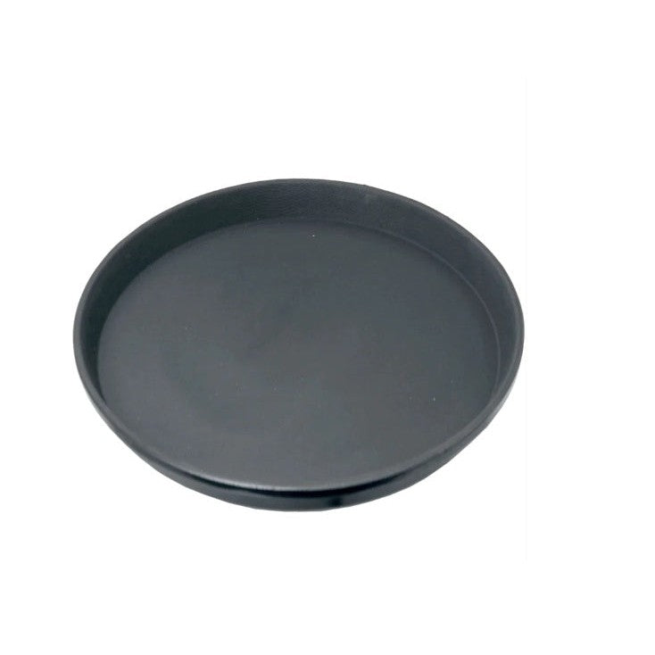Bar Butler Serving Tray Black Non Slip Round 400mm 21529