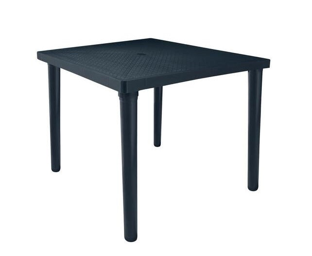 Buddi Patio Table 4-Seater 90cm Black