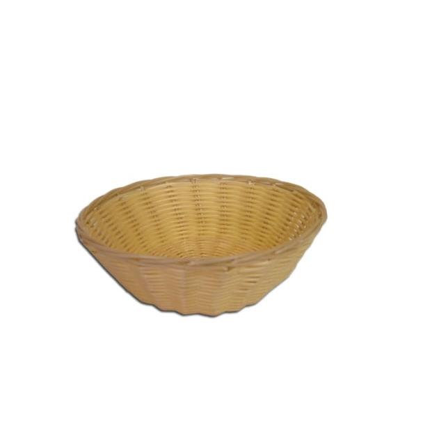 Regent Woven Serving Basket Round Hollow Cord PP Plastic 230x55mm 30482