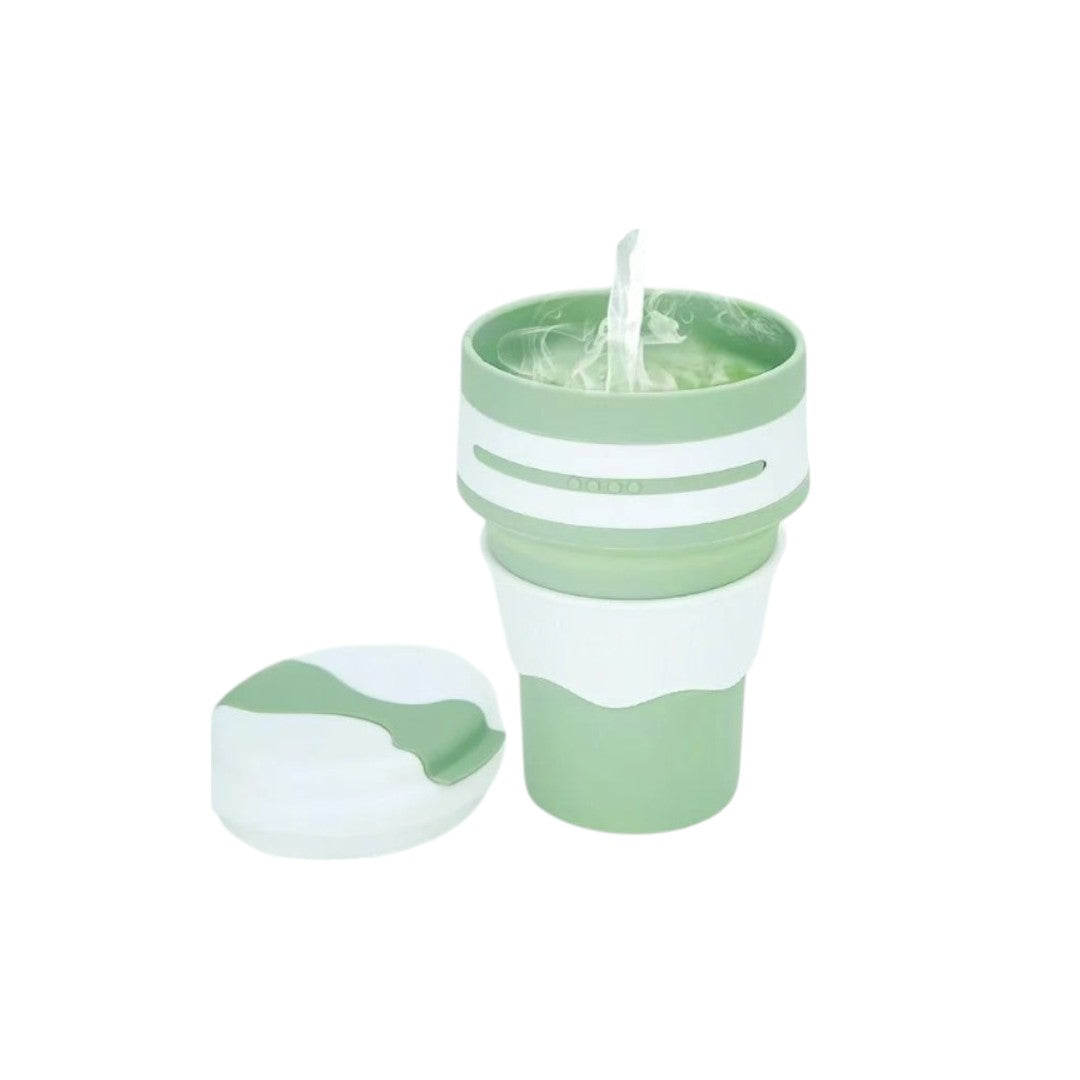 350ml Folding Silicone Travel Drinking Cup 9cm
