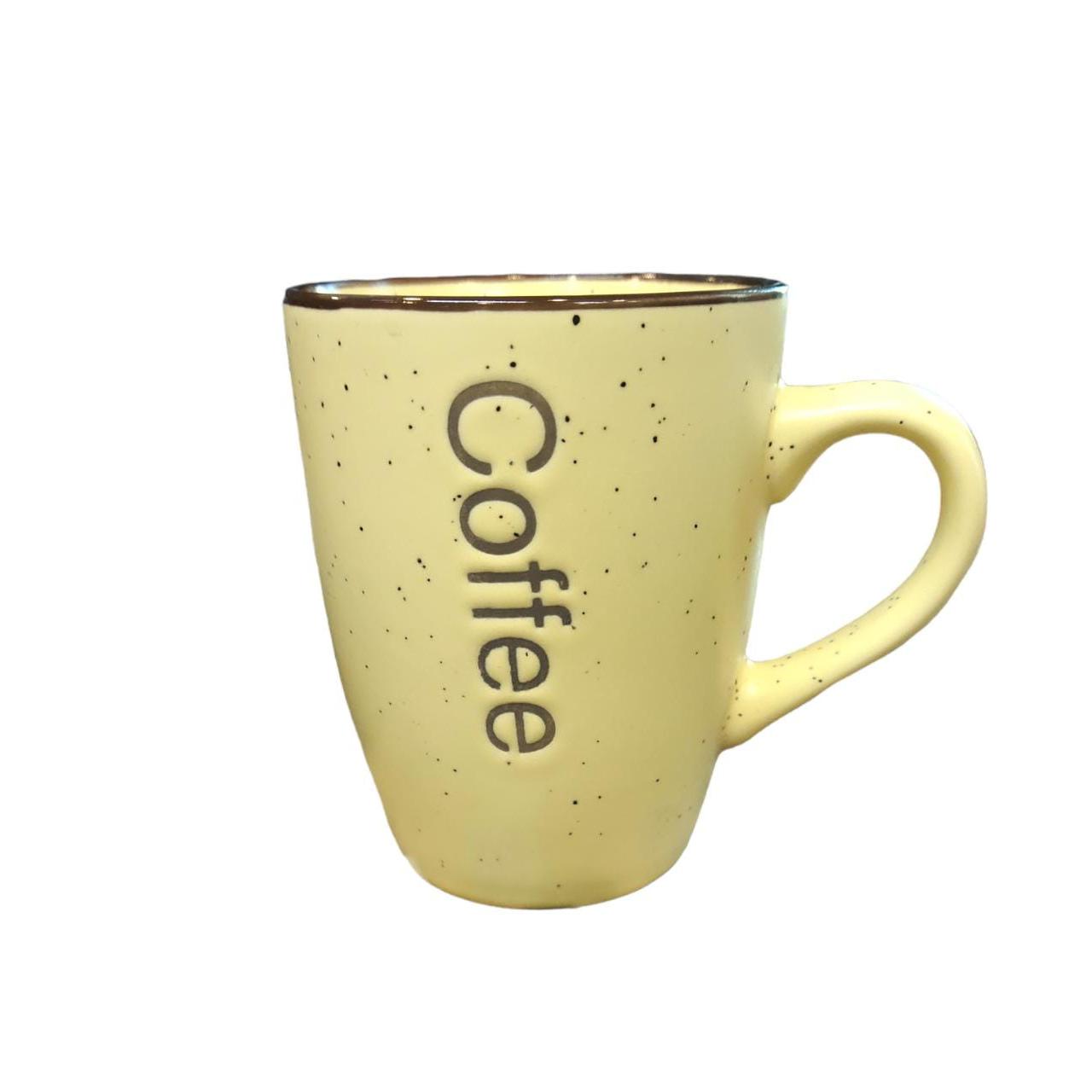 Vintage Ceramic Coffee Mug Slogan 320ml 35180