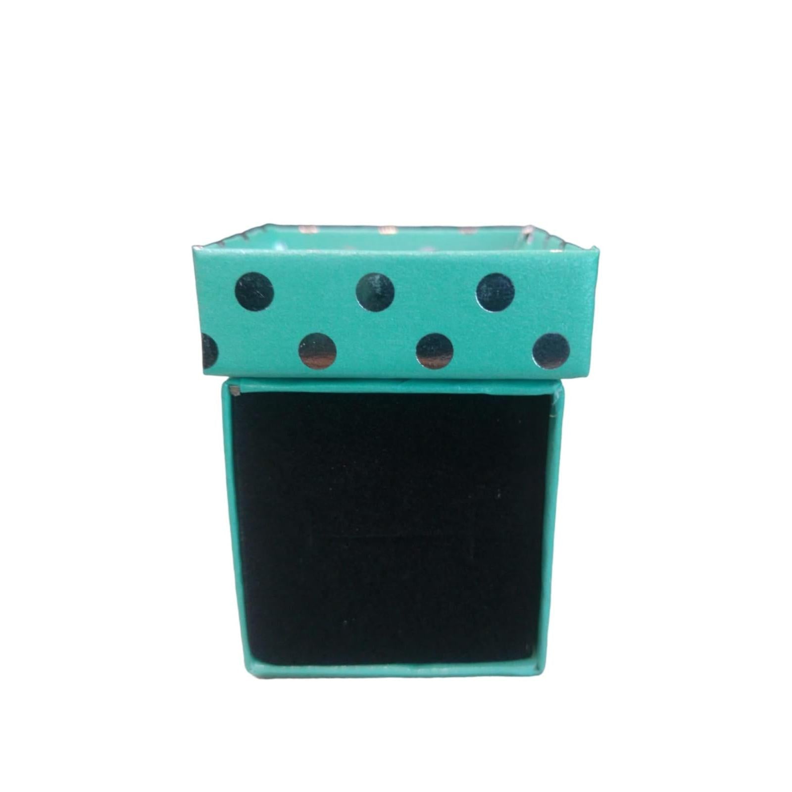 Mini Gift Box 5x5cm with Polka Dots with Lid