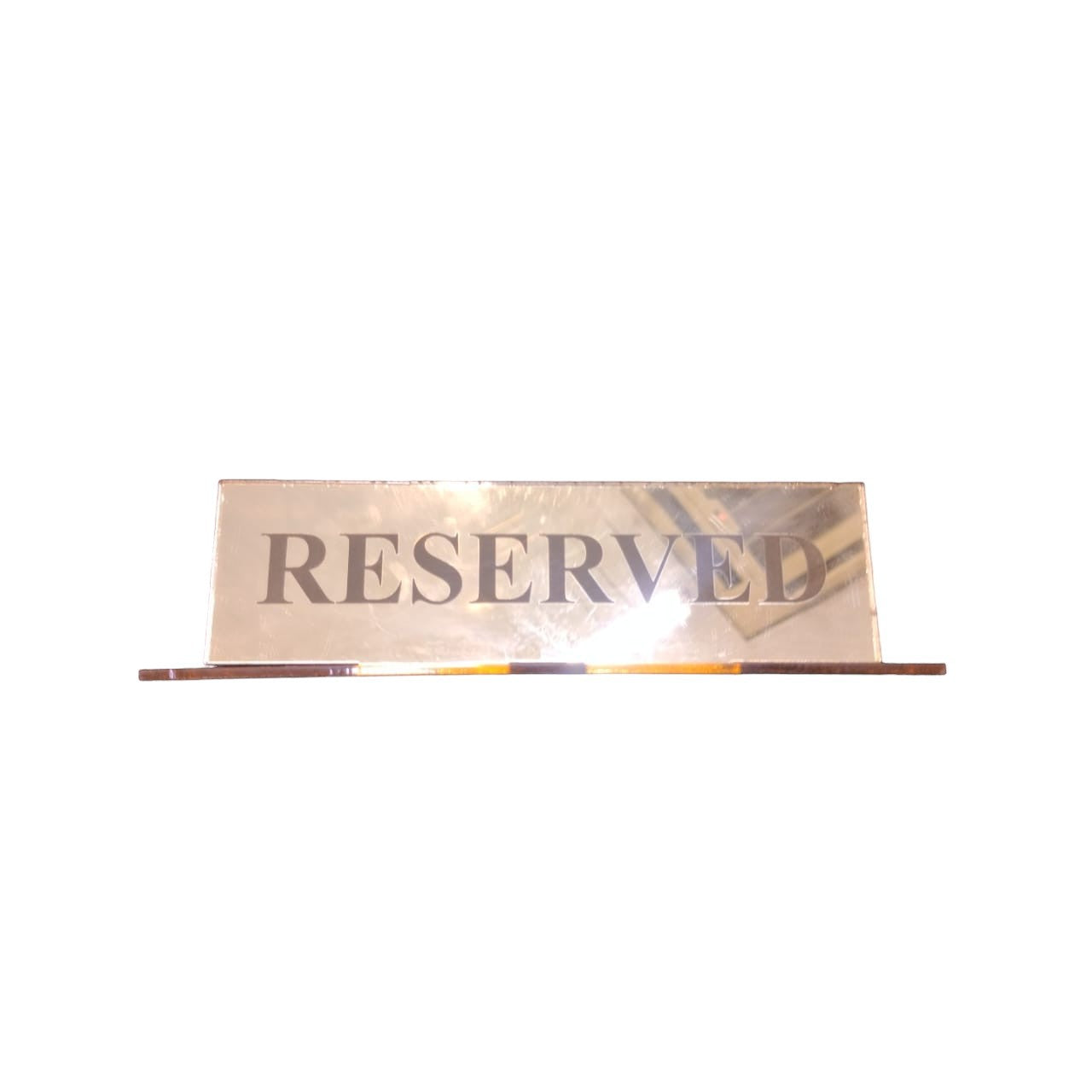 Gold Reserved Sign Big