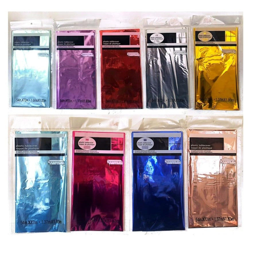 Metallic Party Table Cloth 137x183cm XJ-2101
