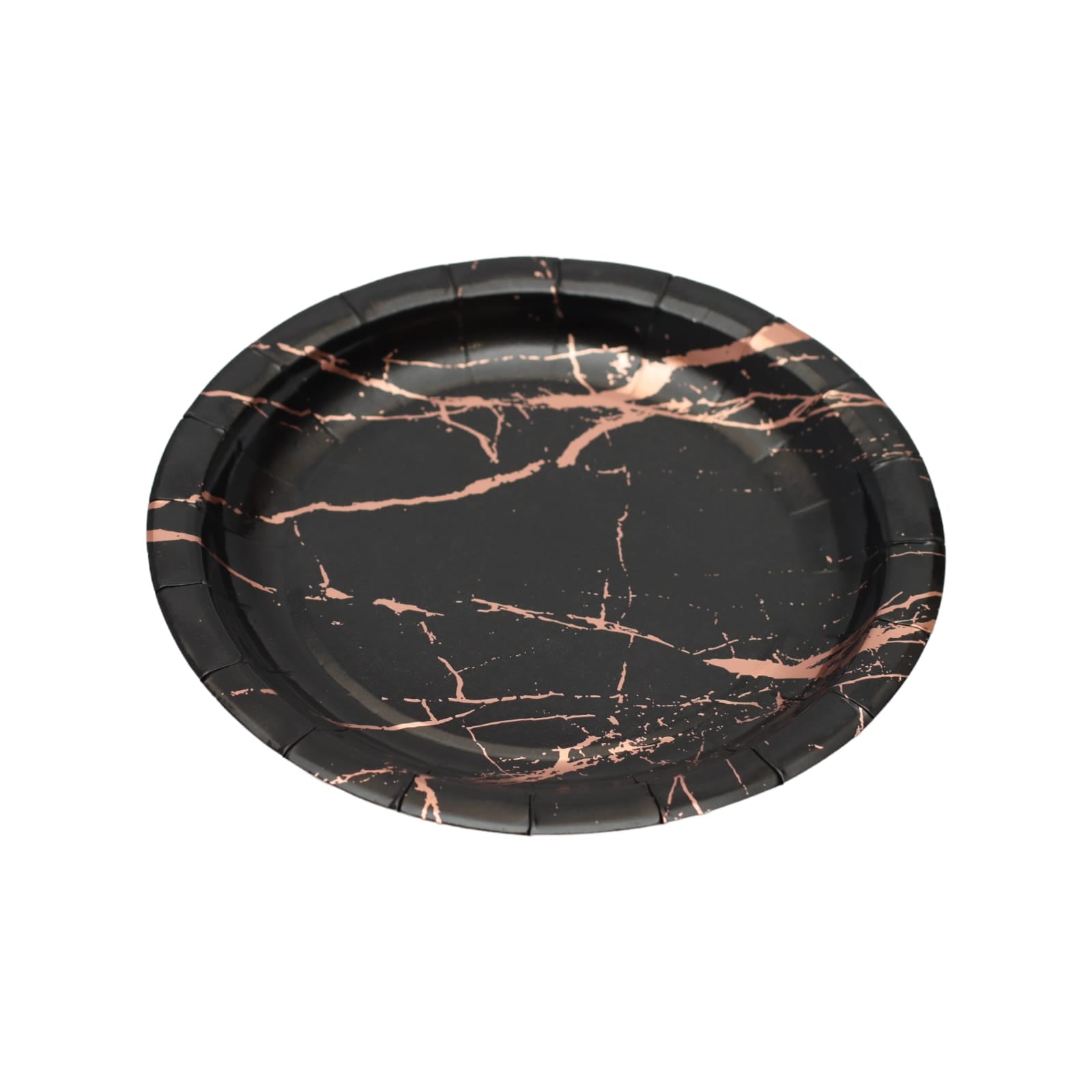 Disposable Party Paper Plates Marble Print 7inch 18cm 8pack