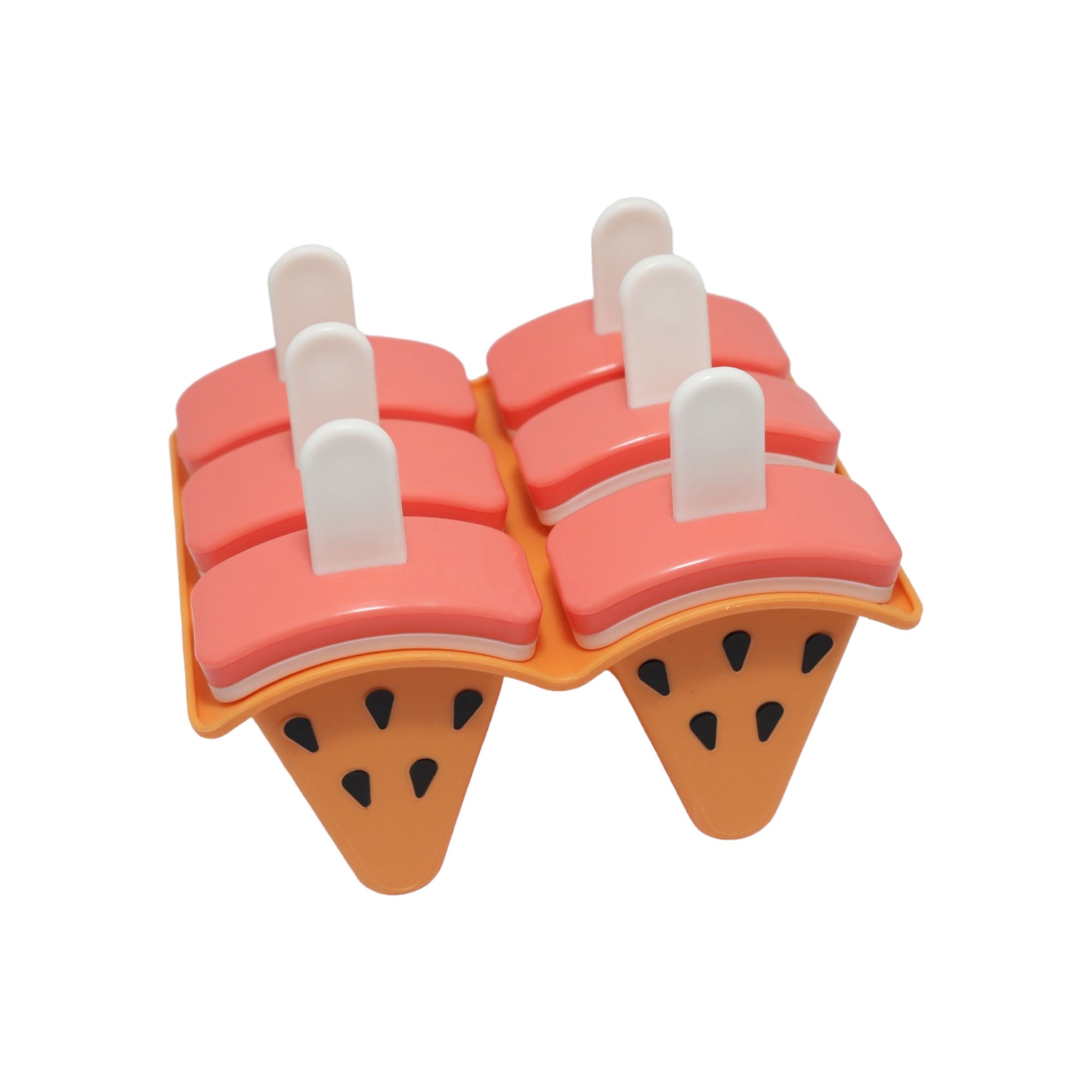 Silicone Ice Lolly Watermelon Mould Tray 6-Grid XICE047