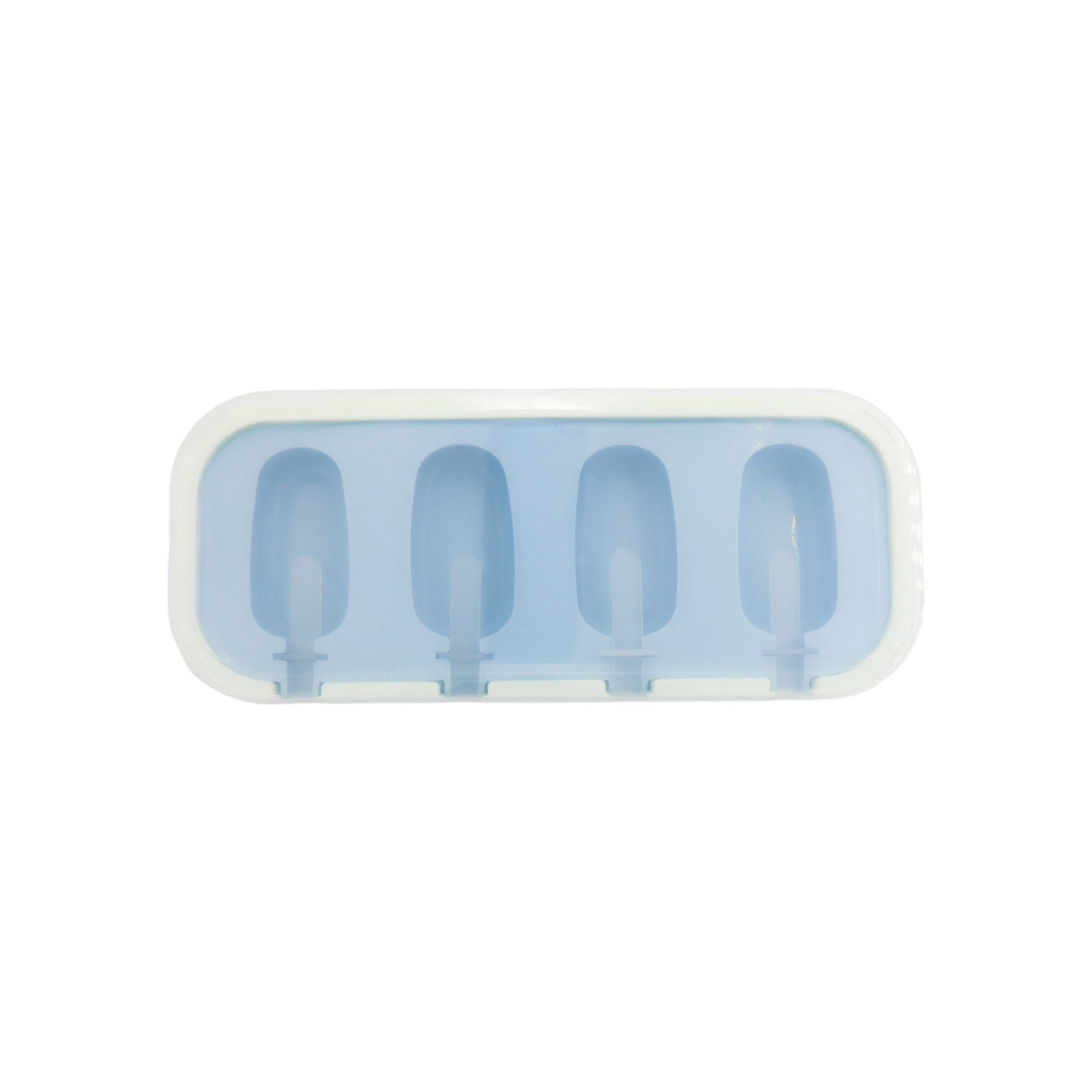 Silicone Ice Lolly Tray Mould 4-Cavity