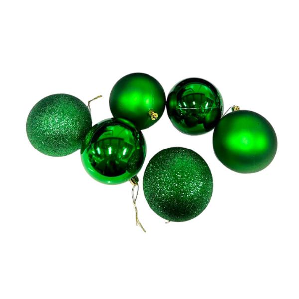 Decorative Color Balls 6cm 6pack