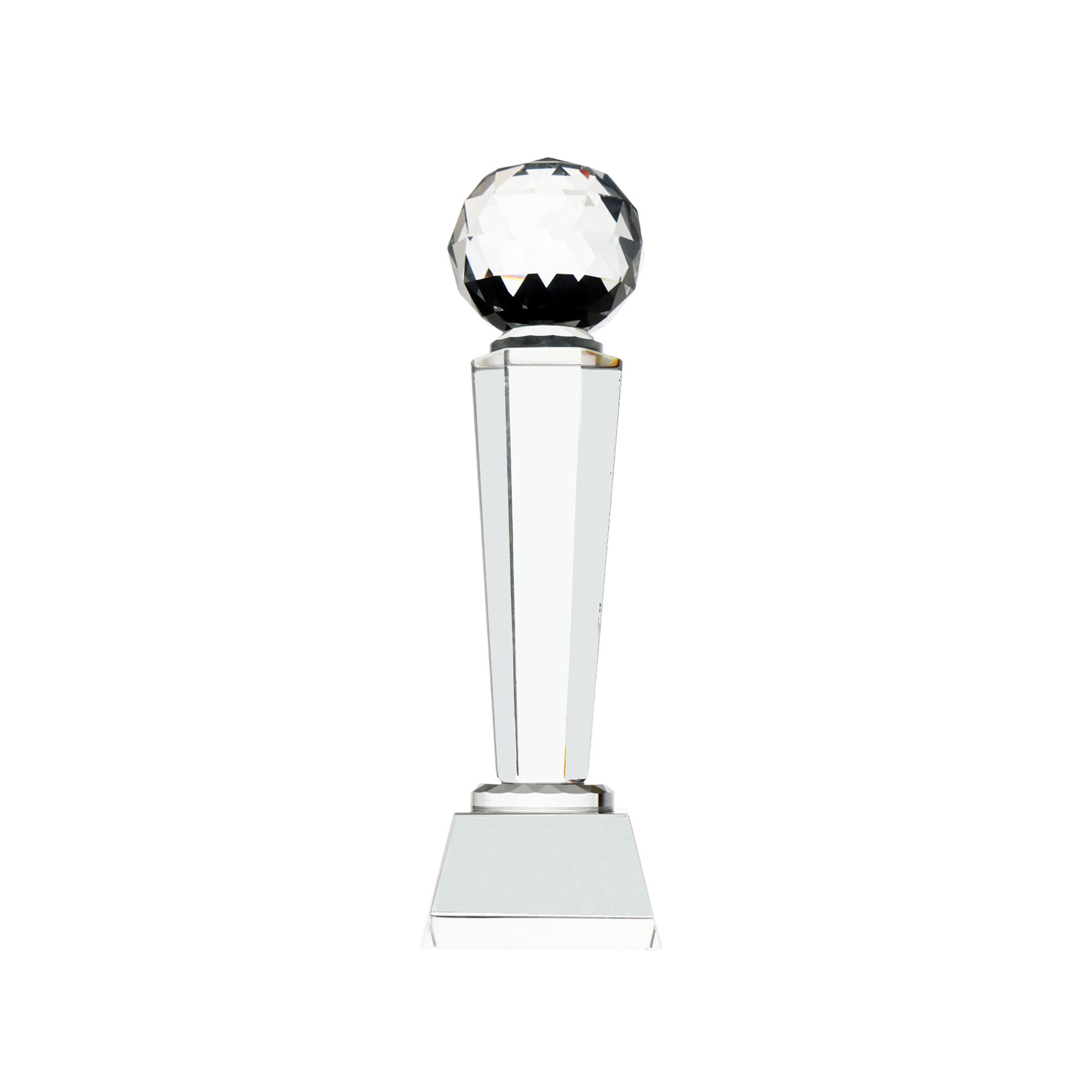 Glass Trophy Ball 25cm DL-008