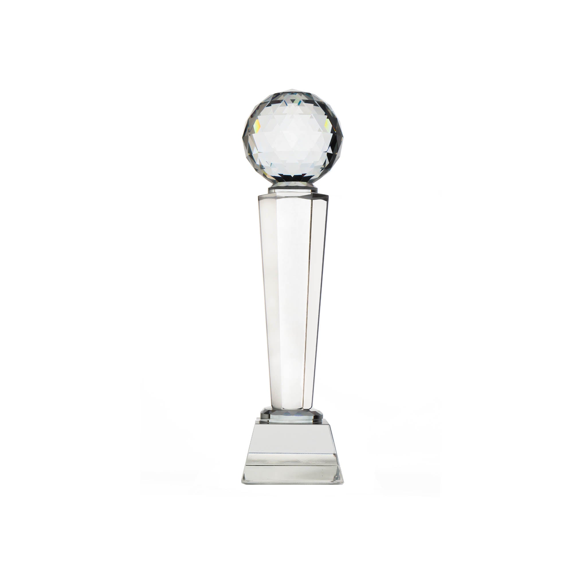 Glass Football Trophy 27cm DL-008