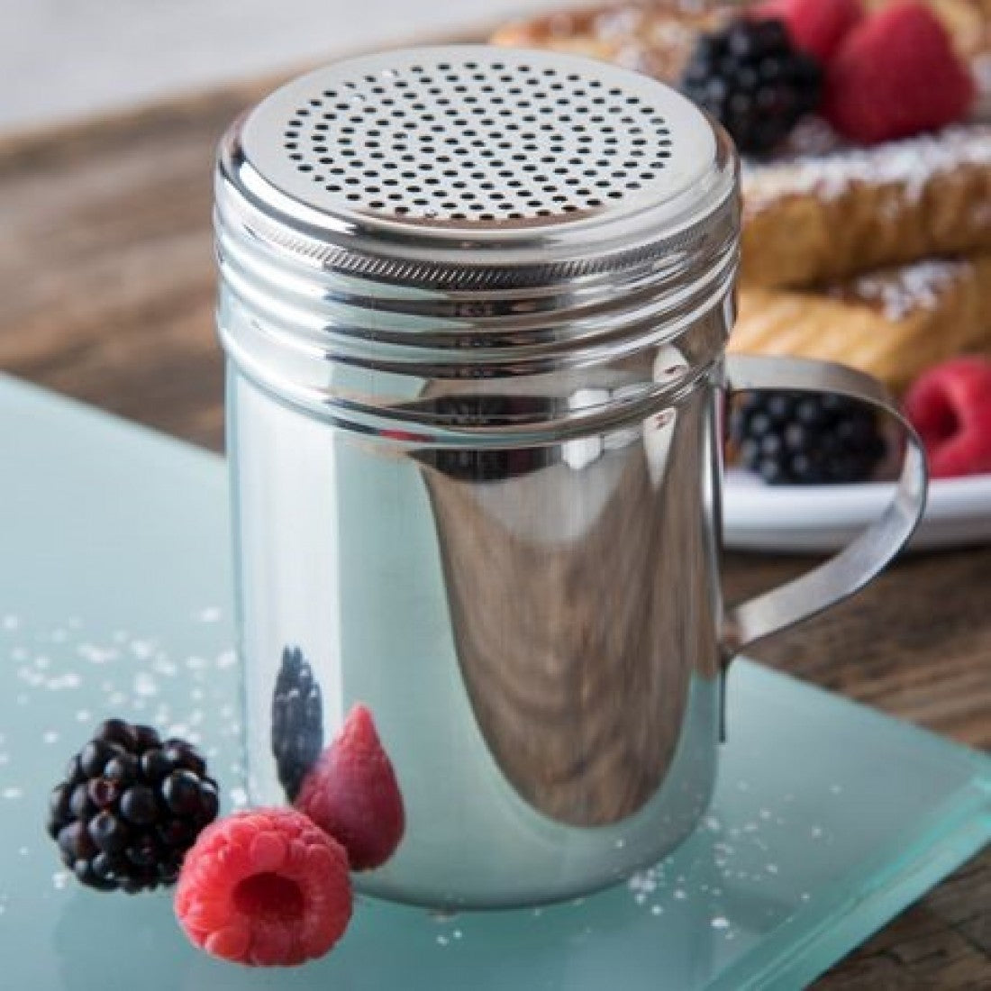 Dredger Shaker 500ml Stainless Steel 70x145mm with handle