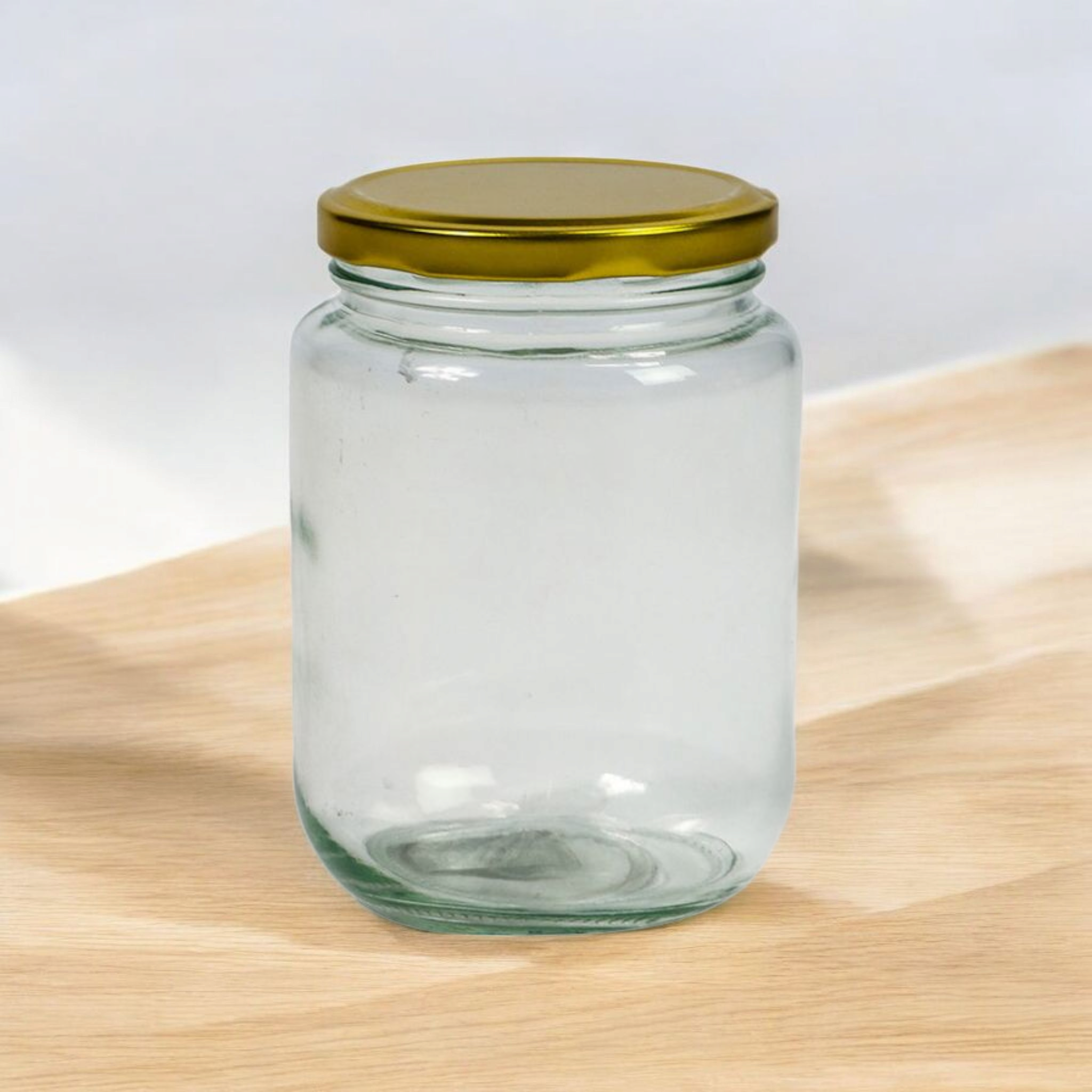 Glass Storage Honey Jar 730ml Canned Fruit Bottle
