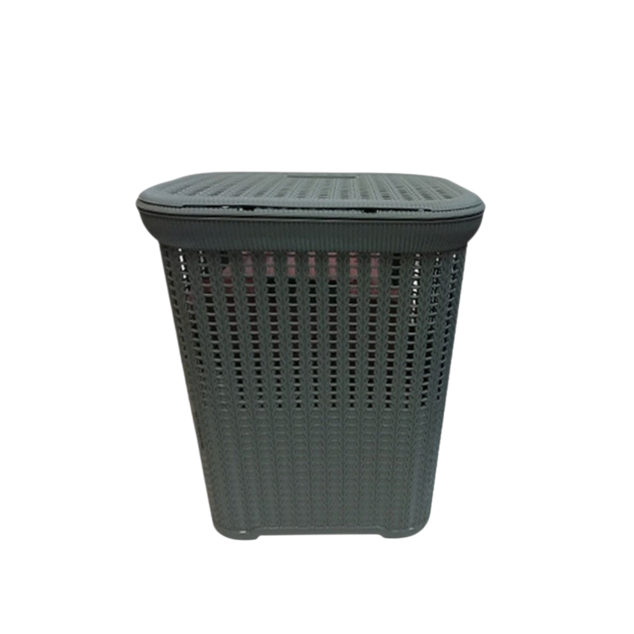 Laundry Basket - Linen Bin Slotted with Lid 435