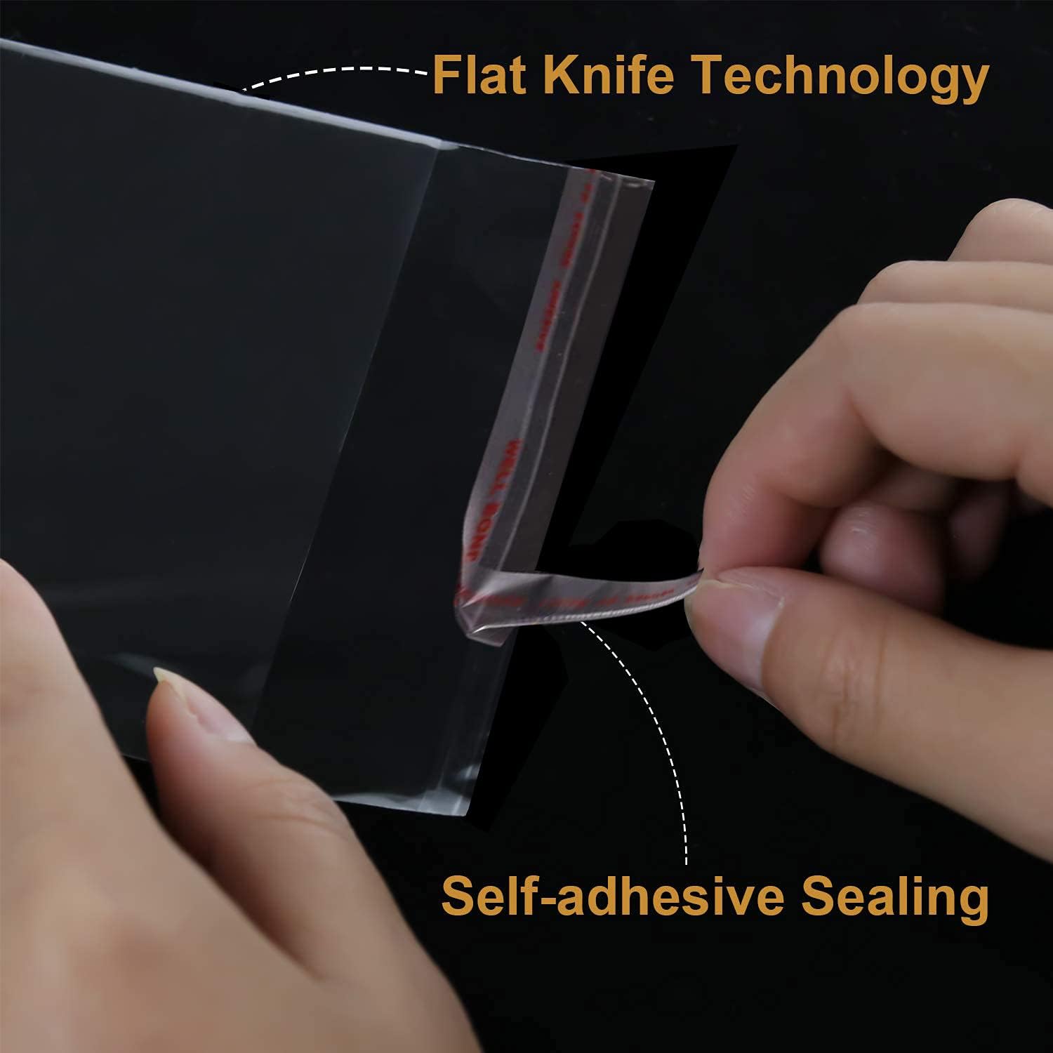 Polyprop Cellophane Selfseal Bags 23.5x31.5cm 40mic 100pack