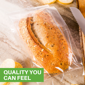 Cellophane Stand Up Food Gift Packing Bags with Gusset