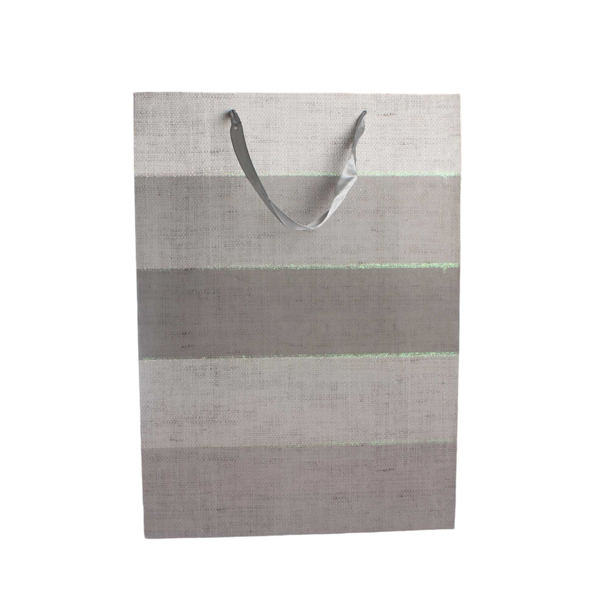 Designer Gift Paper Bag Colour Stripes 18x23cm Small