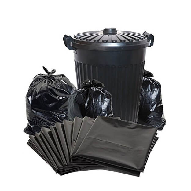 Refuse Bags Extra Heavy Duty 75x95cm 75microns Recycled Black 1000pack