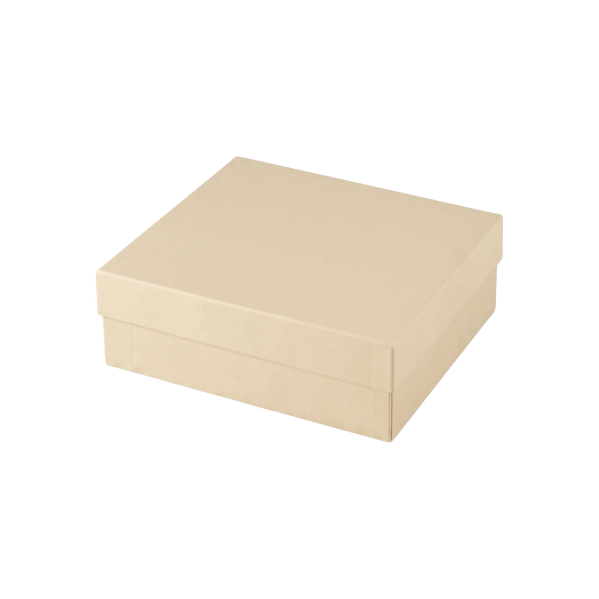 Gift Box Sturdy Hardboard Plain Solid Color 14x14x5.2cm
