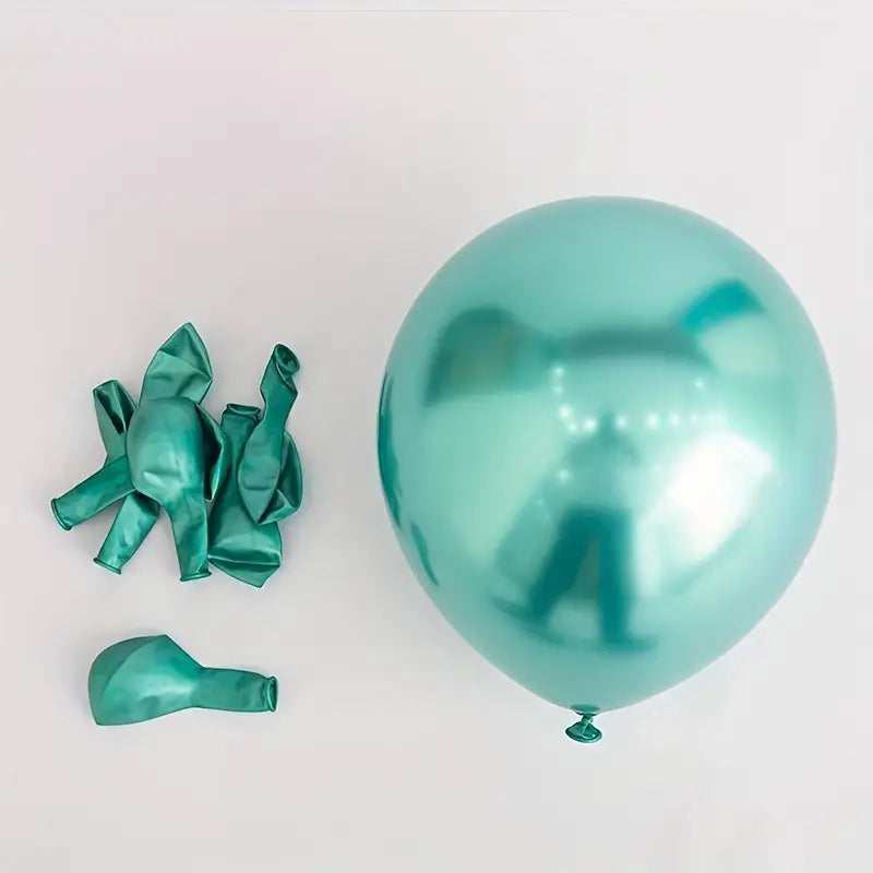 Latex Metallic Party Balloons ±30cm 12inch 10pack